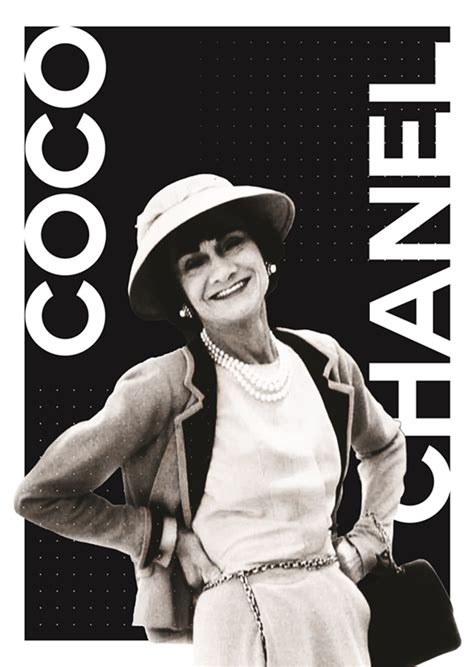 Coco Chanel Poster .